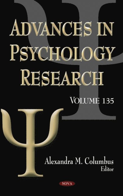 Alexandra M. Columbus - Advances in Psychology Research. Volume 135, E-bok