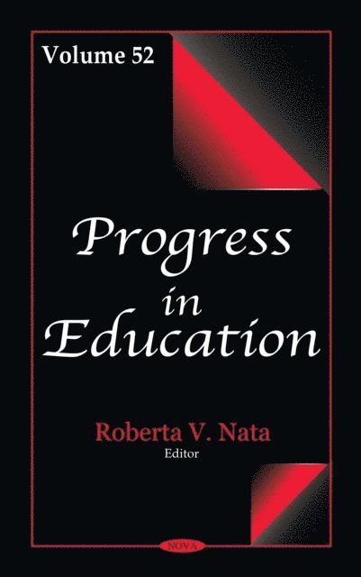 Roberta V Nata - Progress in Education. Volume 52, E-bok
