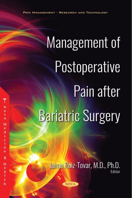 Jaime Ruiz-Tovar - Management of Postoperative Pain after Bariatric Surgery, E-bok. Tillgänglighet: Lägg i varukorg
