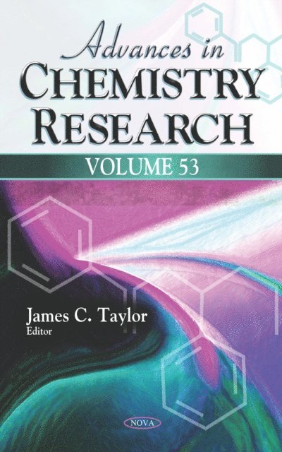 James C. Taylor - Advances in Chemistry Research. Volume 53, E-bok