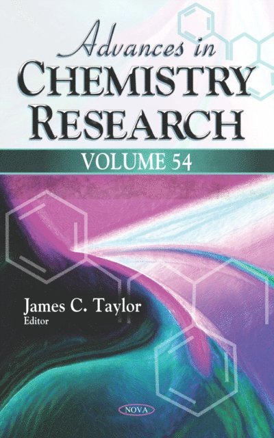James C. Taylor - Advances in Chemistry Research. Volume 54, E-bok