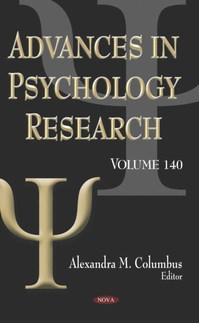 M Alexandra . Columbus - Advances in Psychology Research. Volume 140, E-bok