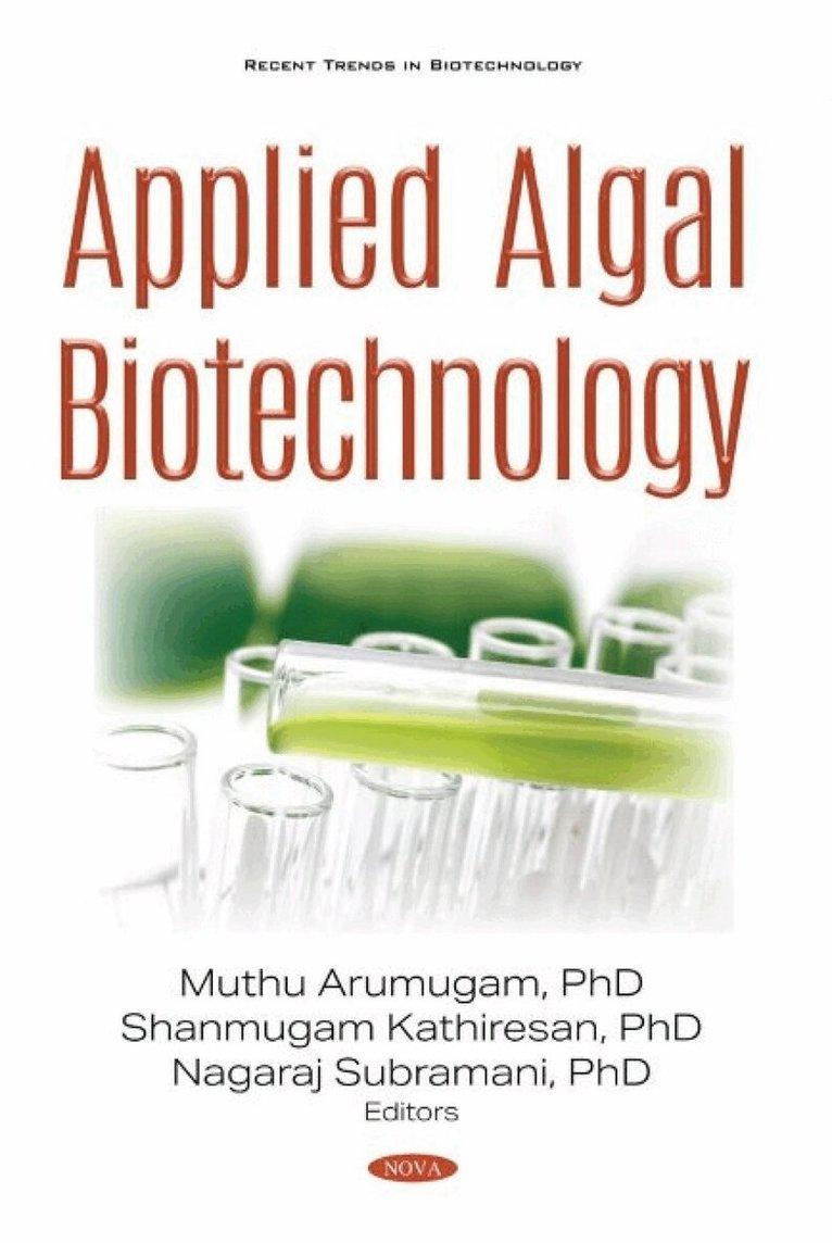 Muthu Arumugam - Applied Algal Biotechnology, Inbunden