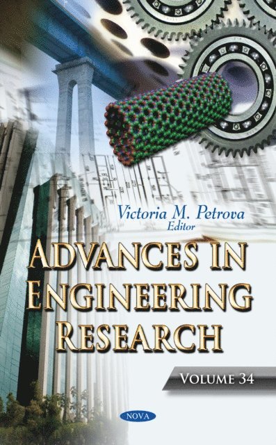 Victoria M. Petrova - Advances in Engineering Research. Volume 34, E-bok