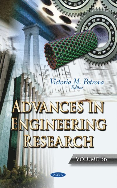 Victoria M. Petrova - Advances in Engineering Research. Volume 36, E-bok
