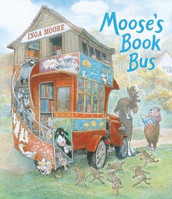 Inga Moore - Moose's Book Bus, Inbunden. Tillgänglighet: Tillfälligt slut