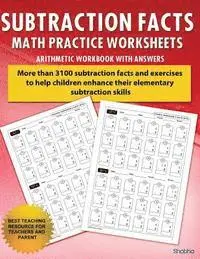 Shobha - Subtraction Facts Math Practice Worksheet Arithmetic Workbook With Answers: Daily Practice guide for elementary students and other kids, Häftad. Tillgänglighet: Lägg i varukorg