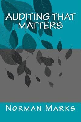 Auditing that matters av Norman D Marks, Norman D Marks