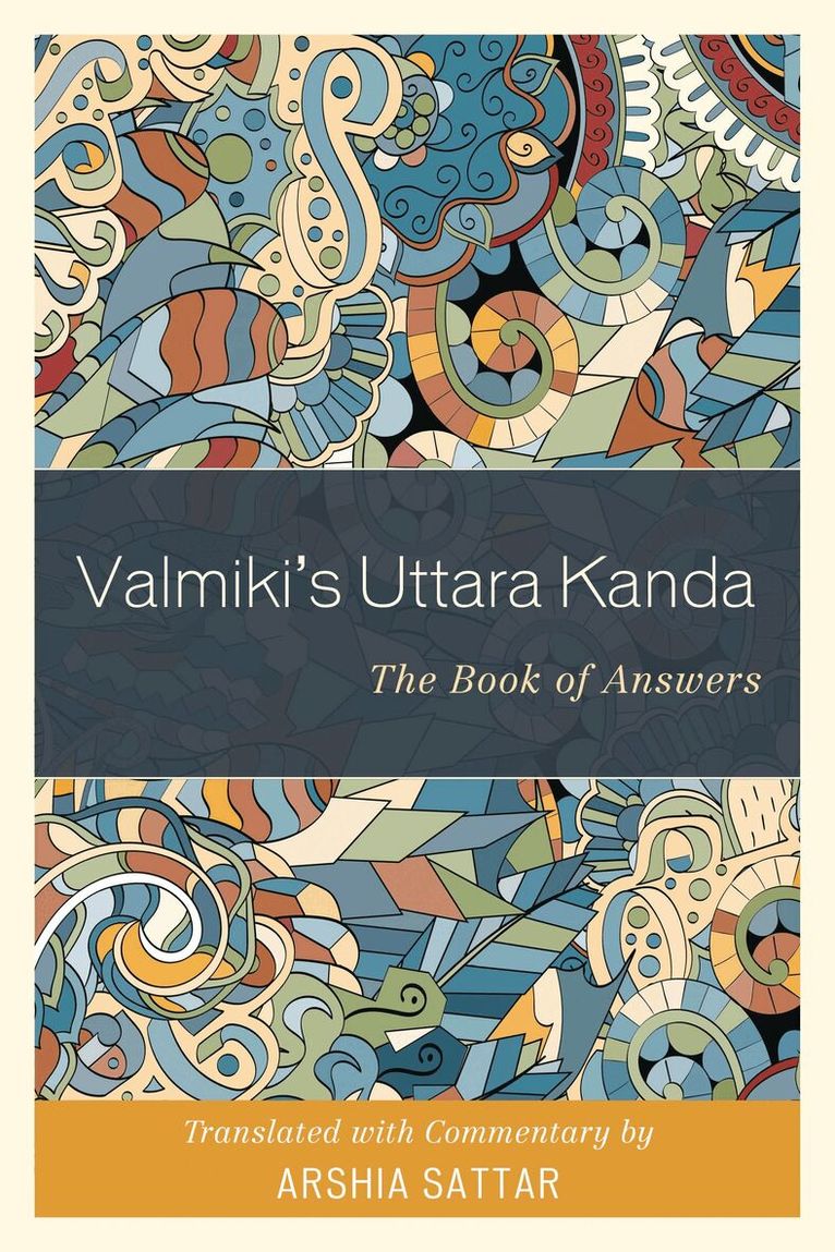 Valmiki's Uttara Kanda, Inbunden
