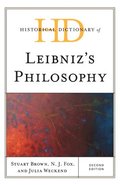 Historical Dictionary of Leibniz's Philosophy
