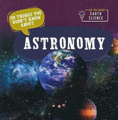 Marie Morrison - 20 Things You Didn't Know about Astronomy, Inbunden