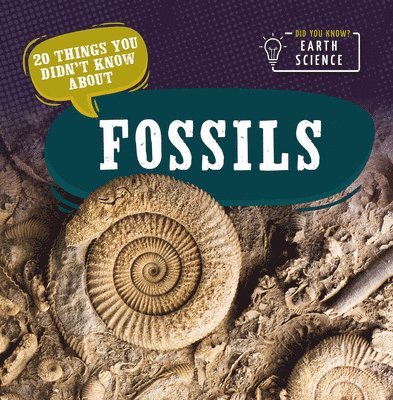 Marie Morrison - 20 Things You Didn't Know about Fossils, Inbunden
