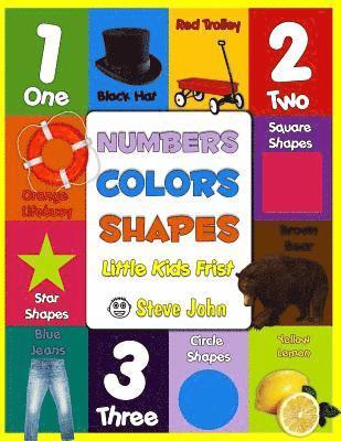 Steve John - Numbers Colors Shapes, Häftad