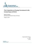 The Committee on Foreign Investment in the United States (CFIUS)