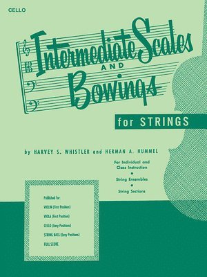 Intermediate Scales and Bowings - Cello, Häftad