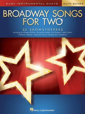 Broadway Songs for Two Alto Saxophones