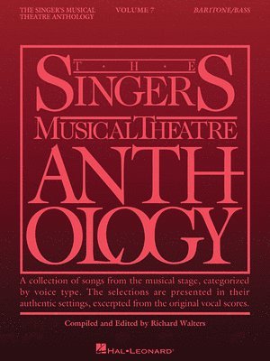 Richard Walters - The Singer's Musical Theatre Anthology: Volume 7 Baritone/Bass Vocal Collection Sheet Music Book with Piano Accompaniment Broadway Songs from Sweeney, Häftad. Tillgänglighet: Lägg i varukorg