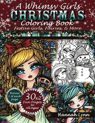 Hannah Lynn - Whimsy Girls Christmas Coloring Book, Häftad. Tillgänglighet: Lägg i varukorg