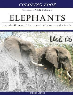 Banana Leaves - Elephants Wild Safari: Animal Gray Scale Photo Adult Coloring Book, Mind Relaxation Stress Relief Coloring Book Vol6: Series of coloring book, Häftad. Tillgänglighet: Lägg i varukorg