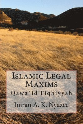 Imran Ahsan Khan Nyazee - Islamic Legal Maxims: Qawa`id Fiqhiyyah, Häftad. Tillgänglighet: Lägg i varukorg