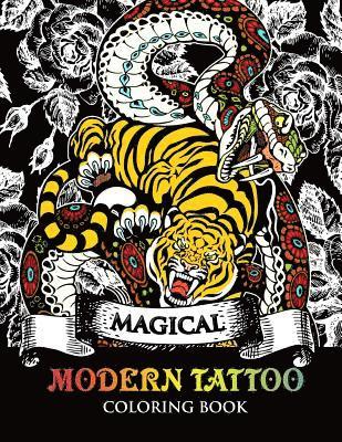 Tattoo Coloring Book, Tamika V. Alvarez - Modren Tattoo Coloring Book: Modern and Neo-Traditional Tattoo Designs Including Sugar Skulls, Mandalas and More (Tattoo Coloring Books), Häftad. Tillgänglighet: Lägg i varukorg
