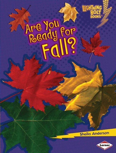 Sheila Anderson - Are You Ready for Fall?, E-bok