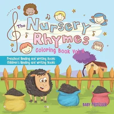 Nursery Rhymes Coloring Book Vol II - Preschool Reading and Writing Books Children's Reading and Writing Books