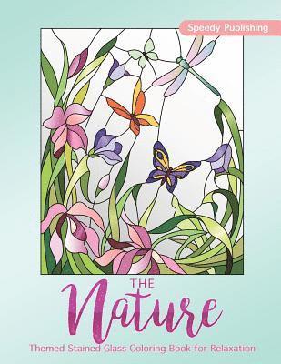 Speedy Publishing - Nature-Themed Stained Glass Coloring Book for Relaxation, Häftad