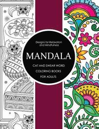 Mandala Cat And Swear Word Coloring Books For Adults Adult Coloring Books Swear Words Coloring Books Sarah L Coleman Haftad 9781542588386 Bokus