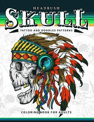 Skull Tattoo and Doodles Patterns: A Coloring Books for Adults av Tattoo Coloring Books for Adults, Alex Summer