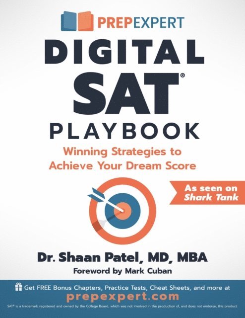 Shaan Patel - Prep Expert Digital SAT Playbook, E-bok