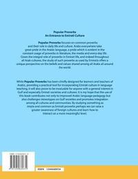 Popular Proverbs An Entrance to Emirati Culture