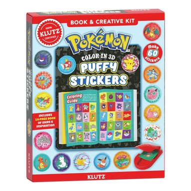 Editors of Klutz - Pokemon Color-In 3D Puffy Stickers, Övrigt