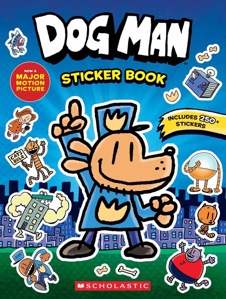 Scholastic - Dog Man the Movie: Official Sticker Activity Book, Häftad
