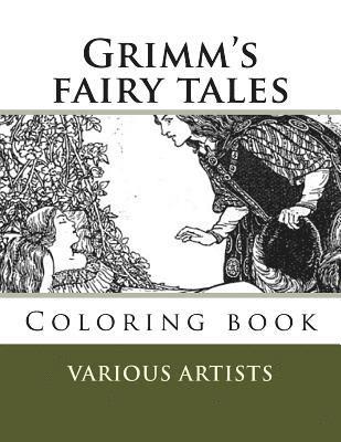 Various Artists, Monica Guido - Grimm's fairy tales: Coloring book, Häftad