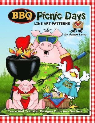 Annie Lang - BBQ Picnic Days: Line Art Patttern Book, Häftad