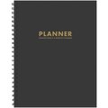 Charcoal Gray 8.5 X 11 Undated Monthly Planner