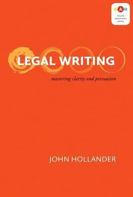 John Hollander - Legal Writing, Häftad. Tillgänglighet: Tillfälligt slut