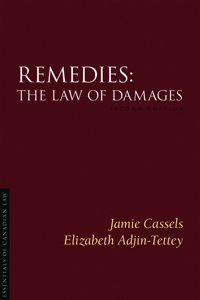 Jamie Cassels, Elizabeth Adjin-Tettey - Remedies 3/e, Häftad
