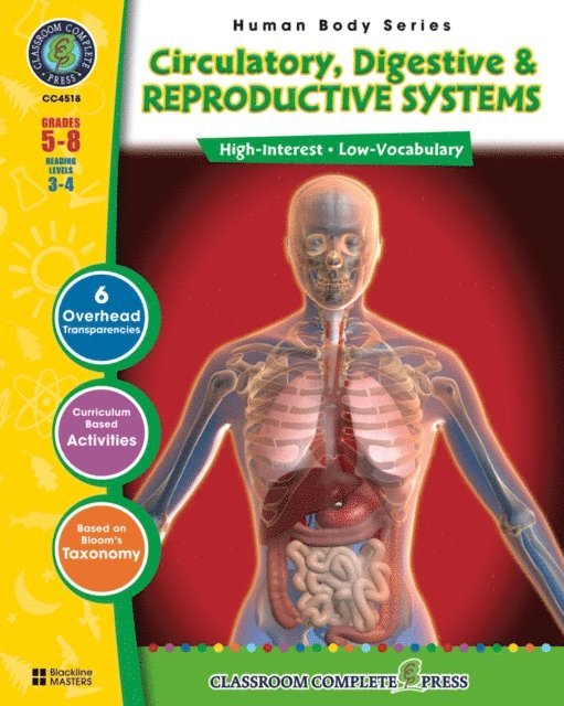 Susan Lang - Circulatory, Digestive & Reproductive Systems Gr. 5-8, E-bok. Tillgänglighet: Lägg i varukorg