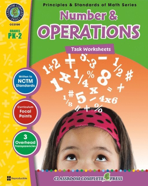 Nat Reed - Number & Operations - Task Sheets Gr. PK-2, E-bok