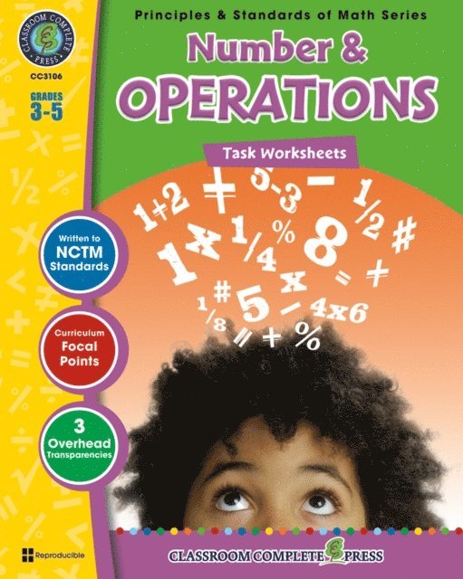 Nat Reed - Number & Operations - Task Sheets Gr. 3-5, E-bok