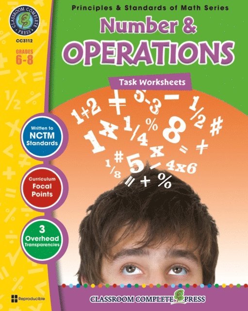 Nat Reed - Number & Operations - Task Sheets Gr. 6-8, E-bok