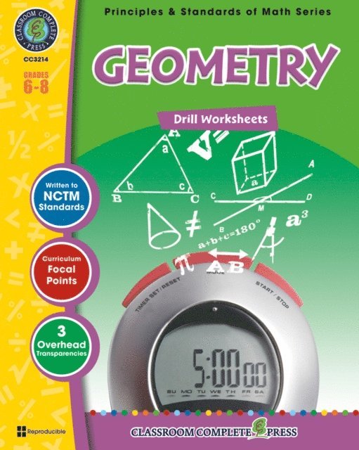 Mary Rosenberg - Geometry - Drill Sheets Gr. 6-8, E-bok
