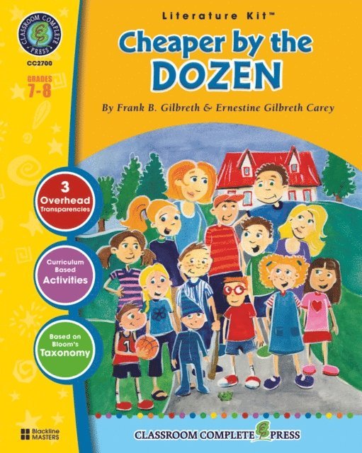 Nat Reed - Cheaper by the Dozen - Literature Kit Gr. 7-8, E-bok