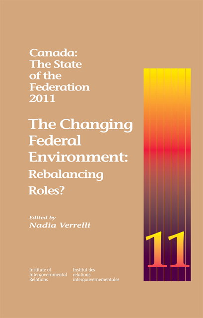 Nadia Verrelli - Canada: The State of the Federation, 2011, E-bok