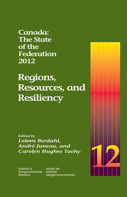Carolyn Hughes Tuohy, Andre Juneau, Loleen Berdahl - Canada: The State of the Federation, 2012, E-bok