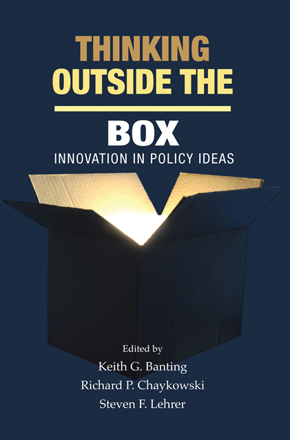 Steven F. Lehrer, Richard P. Chaykowski, Keith G. Banting - Thinking Outside the Box, E-bok