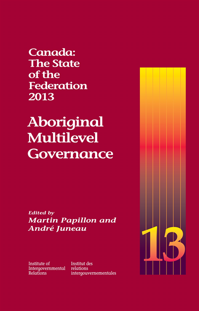 Andre Juneau, Martin Papillon - Canada: The State of the Federation 2013, E-bok