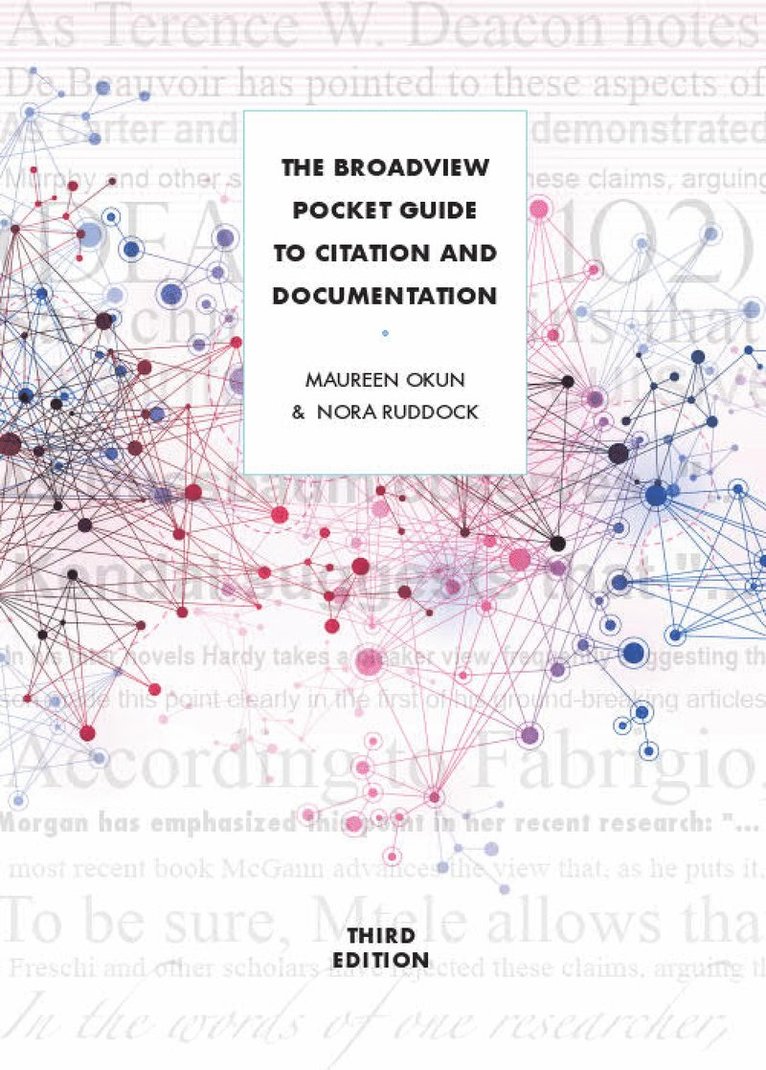 Maureen Okun, Nora Ruddock - Broadview Pocket Guide to Citation and Documentation - Third Edition, Häftad